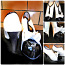 Красивые туфли-ботильоны в cтиле Шанель, беж-черный лак, 40 (фото #3)
