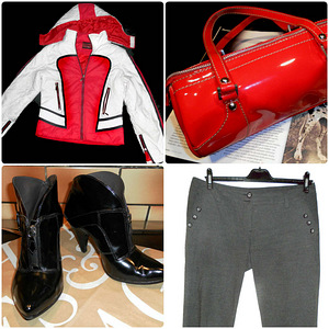 Monton tumehallid 3/4 pikkusega soojad püksid, 42-L-XL (3 foto / 10)