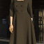 Vaide оливковое платье с королевским декольте, XL-2XL, новое (фото #4)