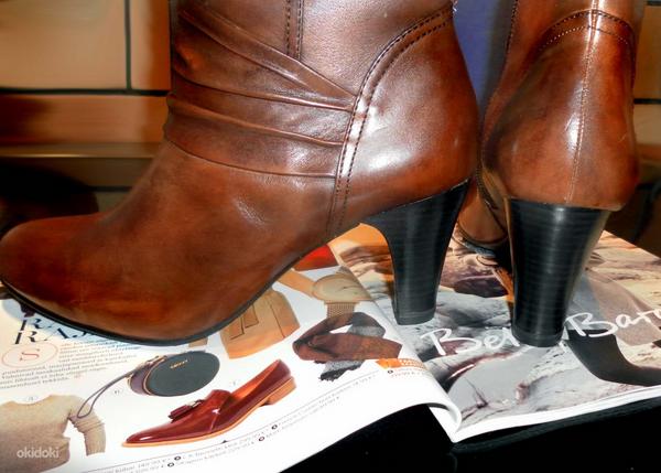 Caprice высокие коричневые кожаные сапоги, 40, новые (фото #7)