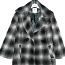 Jasper Conran cтильное серое в клетку пальто, 42-44- XL-UK16 (фото #1)