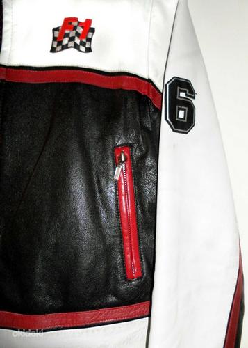 Formula1 эффектная куртка из натуральной кожи, 40-42-L-XL (фото #5)