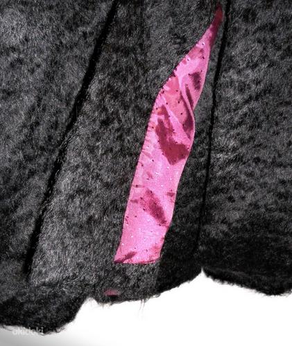 Bastion черное ворсистое пальто с капюшоном (44-46/ 2XL) (фото #7)