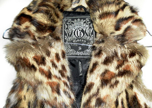 Guess leopardimustriga jänesekarvane kootud vest, S-M (2 foto / 9)