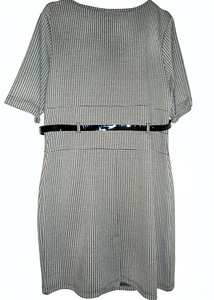 Эффектное офисное платье-футляр -стрейч 44-48-XL-2XL (7 фото из 9)