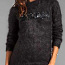 Armani Exchange черный теплый свитер с ангорой, L-XL, новый (фото #5)