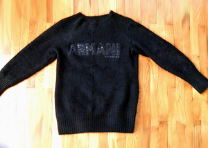 Armani Exchange must angoora villaga kampsun, L-XL, uus (4 foto / 7)