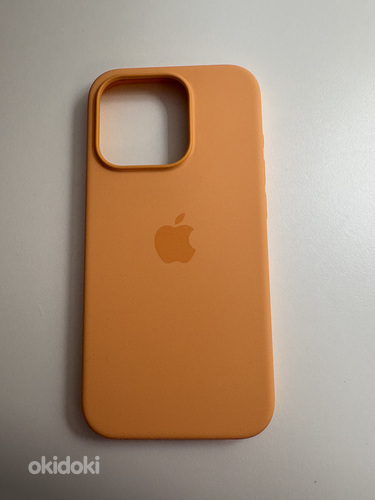 Apple iPhone 15 Pro Silicone Case / Cover - Orange Sorbet