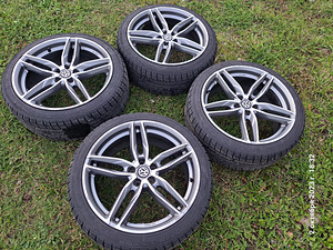 Колеса 5x112 r20 + шины 245/40 (1 фото из 9)