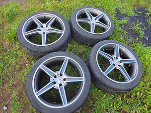 Диски Mercedes 5x112 r20 + летние шины 255/40 (1 фото из 10)