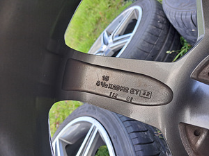 Диски Mercedes 5x112 r20 + летние шины 255/40 (7 фото из 10)