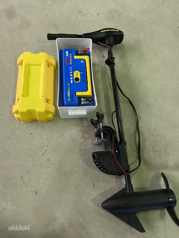 Электродвигатель Minn Kota+аккумулятор+зарядное устройство - Tallinn ...