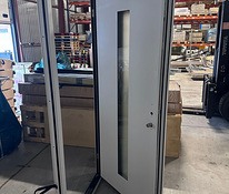 Алюминиевая входная дверь с защитой от замерзания, рама Д 980 x В 2135 м