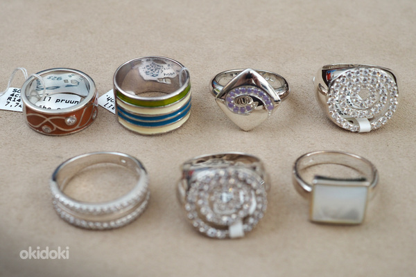Новые серебряные кольца с цирконами (фото #2)