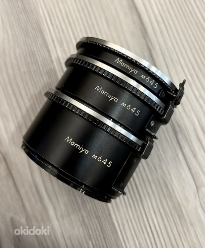 MAMIYA M645 Macro Auto EXT набор колец NR.1,2,3