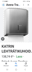 TORK KÄTERÄTIKUTE HOIDIKUD JA WC PABERI HOIDIKUD (1 foto / 7)
