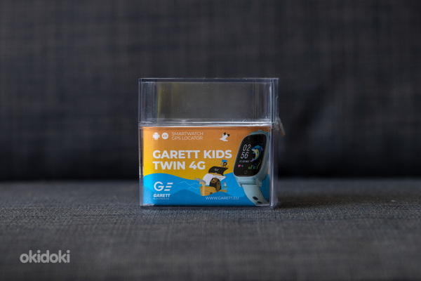 Детские смарт-часы Garett Kids Twin 4G черный GPS, шпионские часы (фото #2)