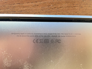 Macbook pro A1706 varuosadeks (3 foto / 4)