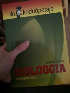 Bioloogia õpik gümnaasiumile (2 foto / 2)