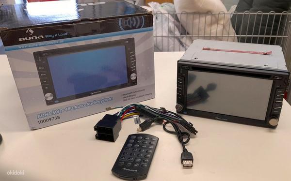 Auna MVD-480 CD BT автомобильный стерео сенсорный экран DVD для автомобиля (фото #3)