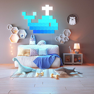 LOT! Nanoleaf canvas Light Squares 17-pack lamp (2 foto / 3)