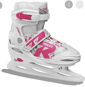 Коньки Roces Jokey Ice 2.0 Girl, белый/розовый 26-31 (1 фото из 4)