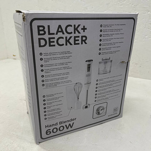 NEW BLACK+DECKER Блендер-миксер-измельчитель 600 Вт, (3 фото из 7)