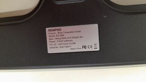 Цифровые весы Renpho черные 180кг (3 фото из 3)