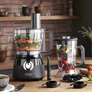 LOT! Russell Hobbs Black Matte köögikombain + Blender (1 foto / 5)