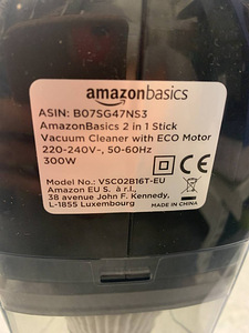 Amazon Basics Сетевой пылесос 2-в-1 ECOmotor HEPA (6 фото из 6)