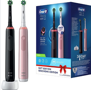 LOT! Elektriline hambahari Oral-B Braun Pro 3 3900N 2TK (1 foto / 7)