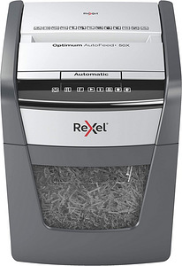 Rexel 2020050X Auto+ 50X Измельчитель бумаги волк 20л (1 фото из 10)