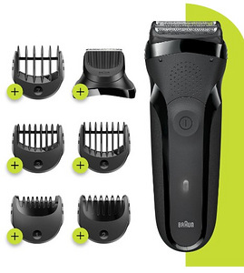 LOT! Habemeraseerija Braun 300BT, ni-mh Trimmer (1 foto / 5)