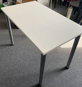 LOT! Valge laud 120x80x74cm (1 foto / 2)