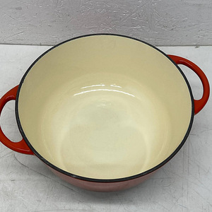 LOT! Emaili malmist pott kaanega 26 cm 5,2l (5 foto / 8)
