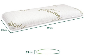 LOT! Flowen ortopeediline padi Bamboo memory foam, 90x35 cm (1 foto / 6)