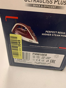 LOT! Triikraud Tefal Ultragliss Plus FV6810E0, valge/punane (4 foto / 5)
