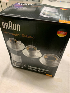 LOT! UUS Braun kohvimasin KF 47/1 Classic, valge (8 foto / 9)