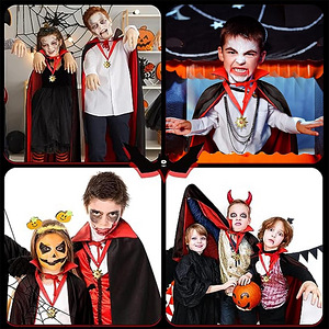 LOT! UUS Winwild Vampire Vampiirikostüüm 120cm (5 foto / 5)