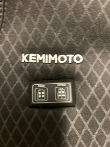 LOT!Soojendusvest Meeste soojendusega vest Kemimoto, must XL (9 foto / 10)