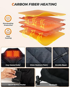 LOT! UUS GOTOBI Meeste soojendusega vest 16 000 mAh L (6 foto / 6)