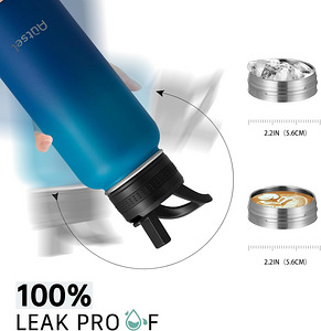 LOT! Autsel roostevabast terasest spordiveepudel, 650 ml (4 foto / 7)