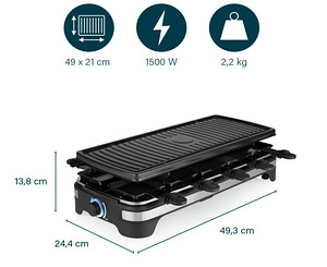 LOT! UUS Princess 162650 Raclette 10 Lauagrill (2 foto / 7)