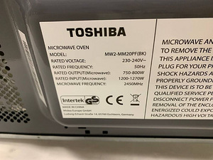 LOT! UUS Toshiba MW2-MM20PF mikrolaineahi 20 l, 800 W (4 foto / 10)