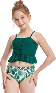 Девичьи бикини Silkglory, зеленые 164cm (1 фото из 4)