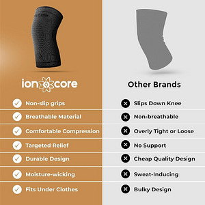 LOT! UUS Ionocore põlve kompressioontugi, 2 tk XL (2 foto / 6)