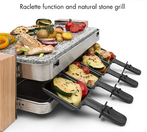 LOT! UUS Klarstein Prime Rib Raclette Grilliplaat (2 foto / 4)