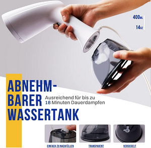LOT! Rolipo Steamer riideauruti 2000W 400ml (3 foto / 10)