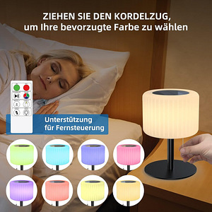 LOT! UUS Iroo LED päikeseenergial töötav juhtmeta laualamp (4 foto / 6)