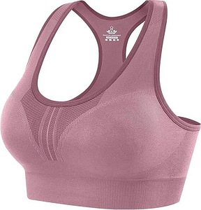 LOT! UUS Heathyoga naiste spordirinnahoidja, roosa XXL (1 foto / 6)